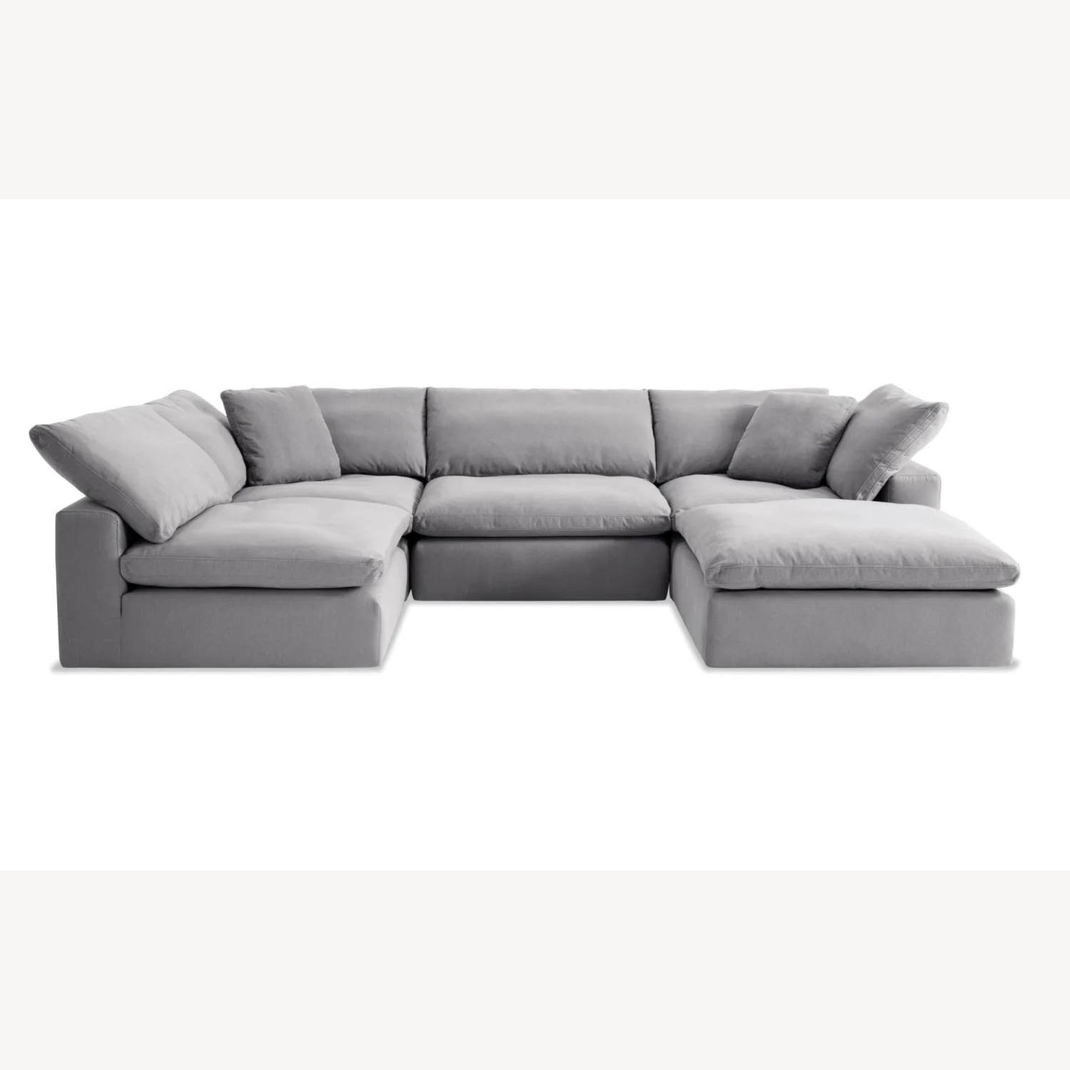 Bob's Dream Gray 131 Modular Sectional - image-4