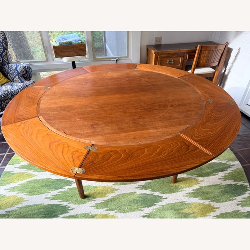 Used Lotus/ Flip Flap Dining Table in Teak by Dyrlund for sale on AptDeco
