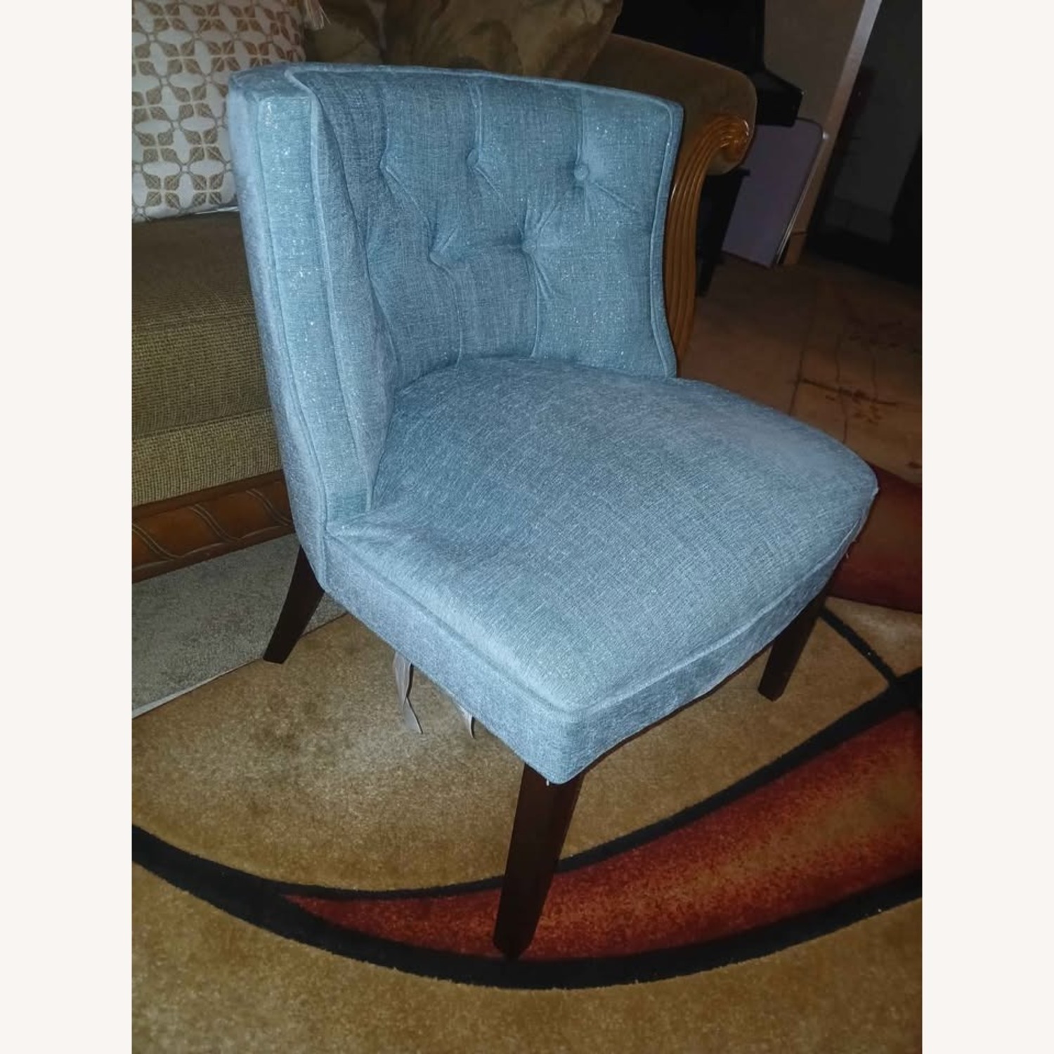 Light Blue Accent Chairs - image-2