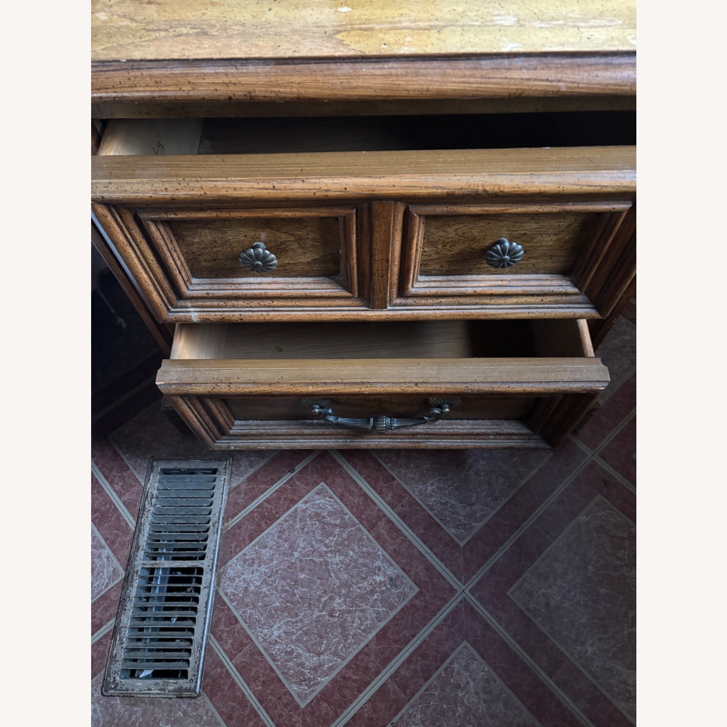 Vintage/Antique Finds Dark Brown Nightstands - image-5