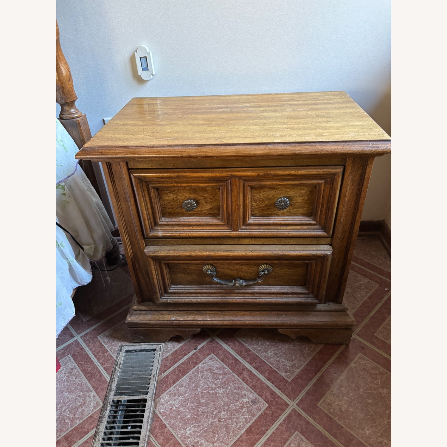 Vintage/Antique Finds Dark Brown Nightstands - image-4