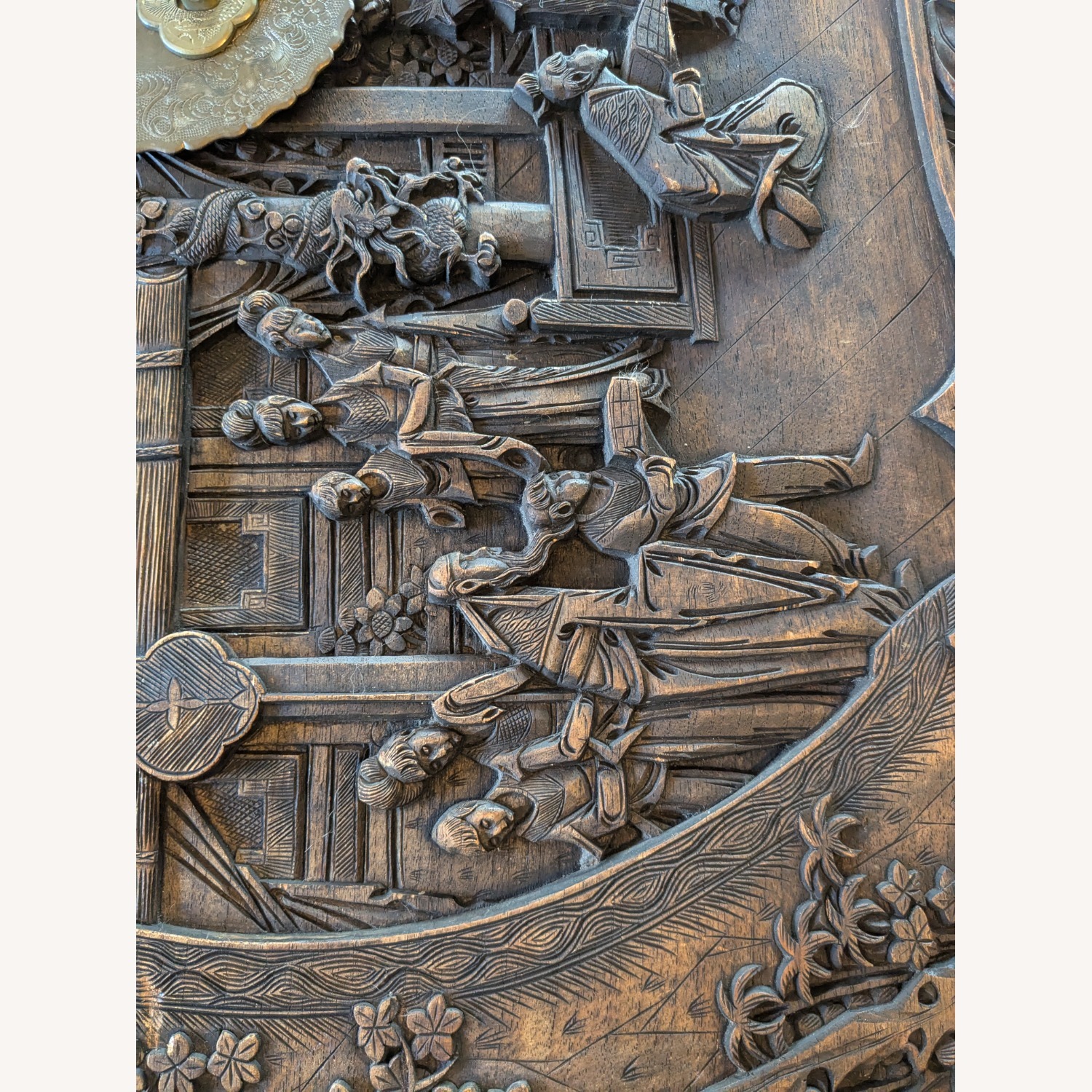 Vintage/Antique Finds Dark Brown Wood Chest - image-3