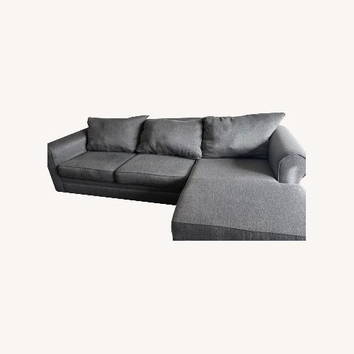 Used Bob's Discount Furniture 2 Piece Sectional for sale on AptDeco