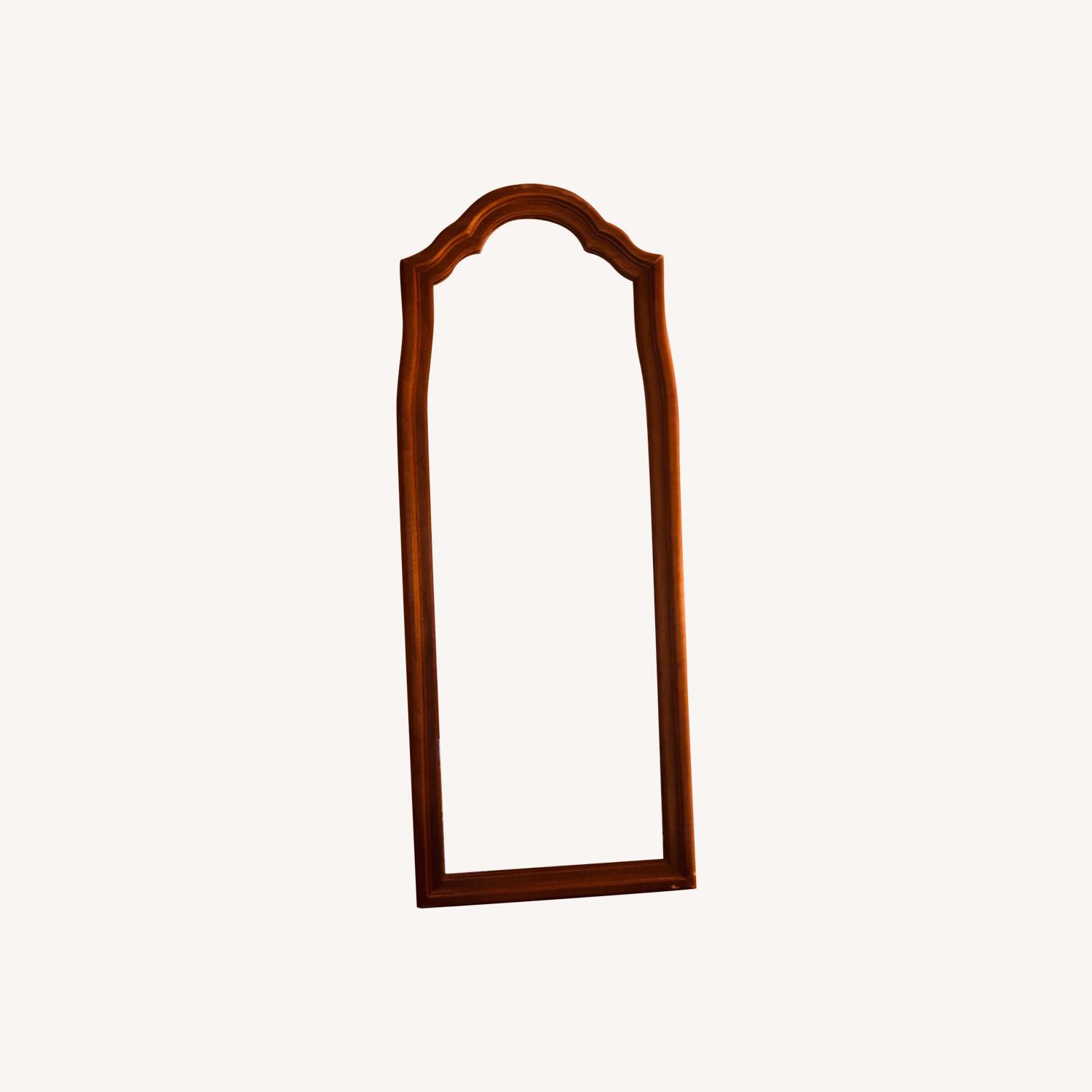 Stroupe Dark Brown Wall Mirror - image-0