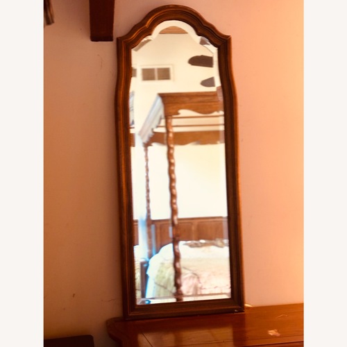 Used Stroupe Dark Brown Wall Mirror for sale on AptDeco