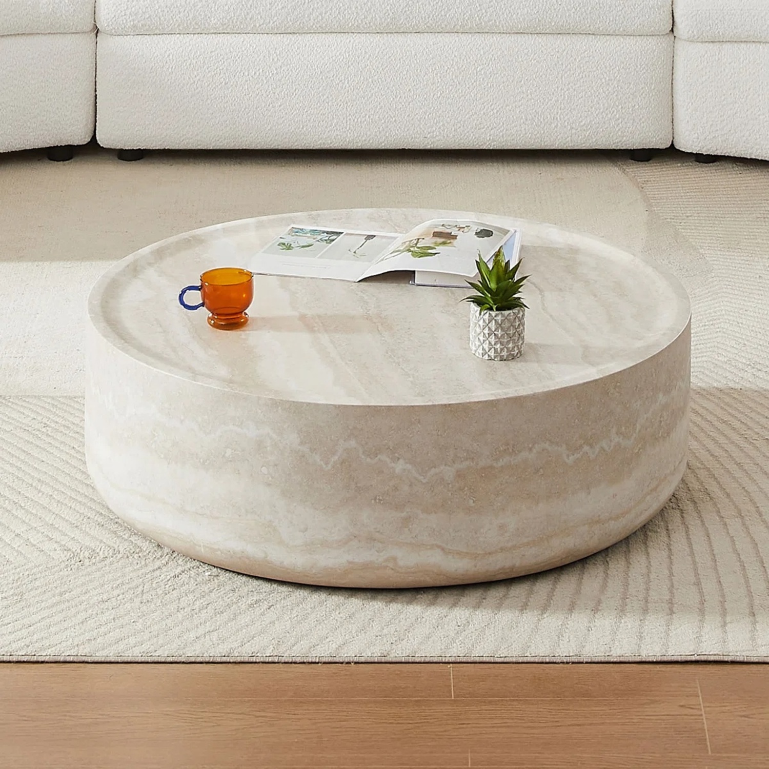 Wayfair Natural Ceramic Coffee Table - image-4