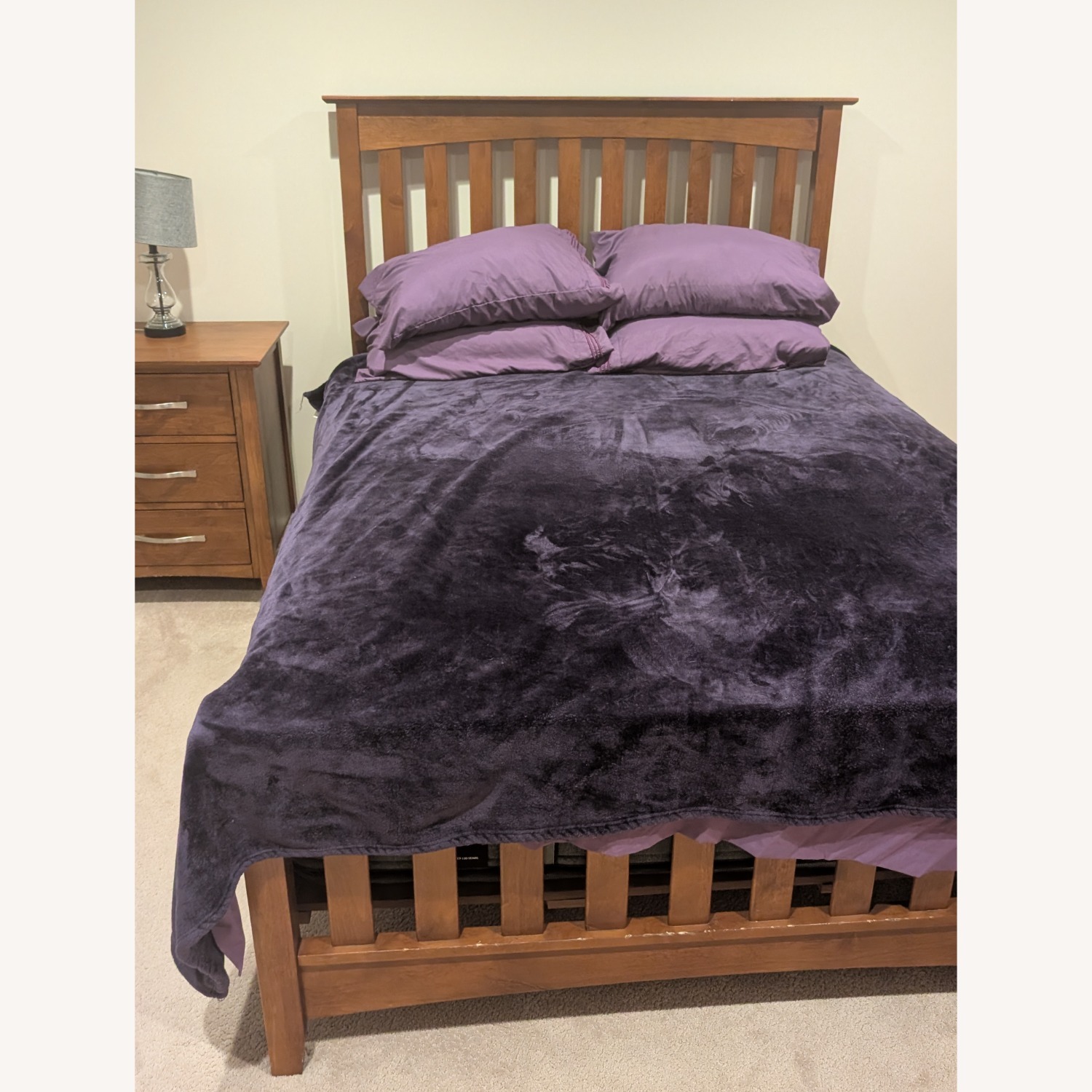 Raymour & Flanigan Queen Bed - image-3