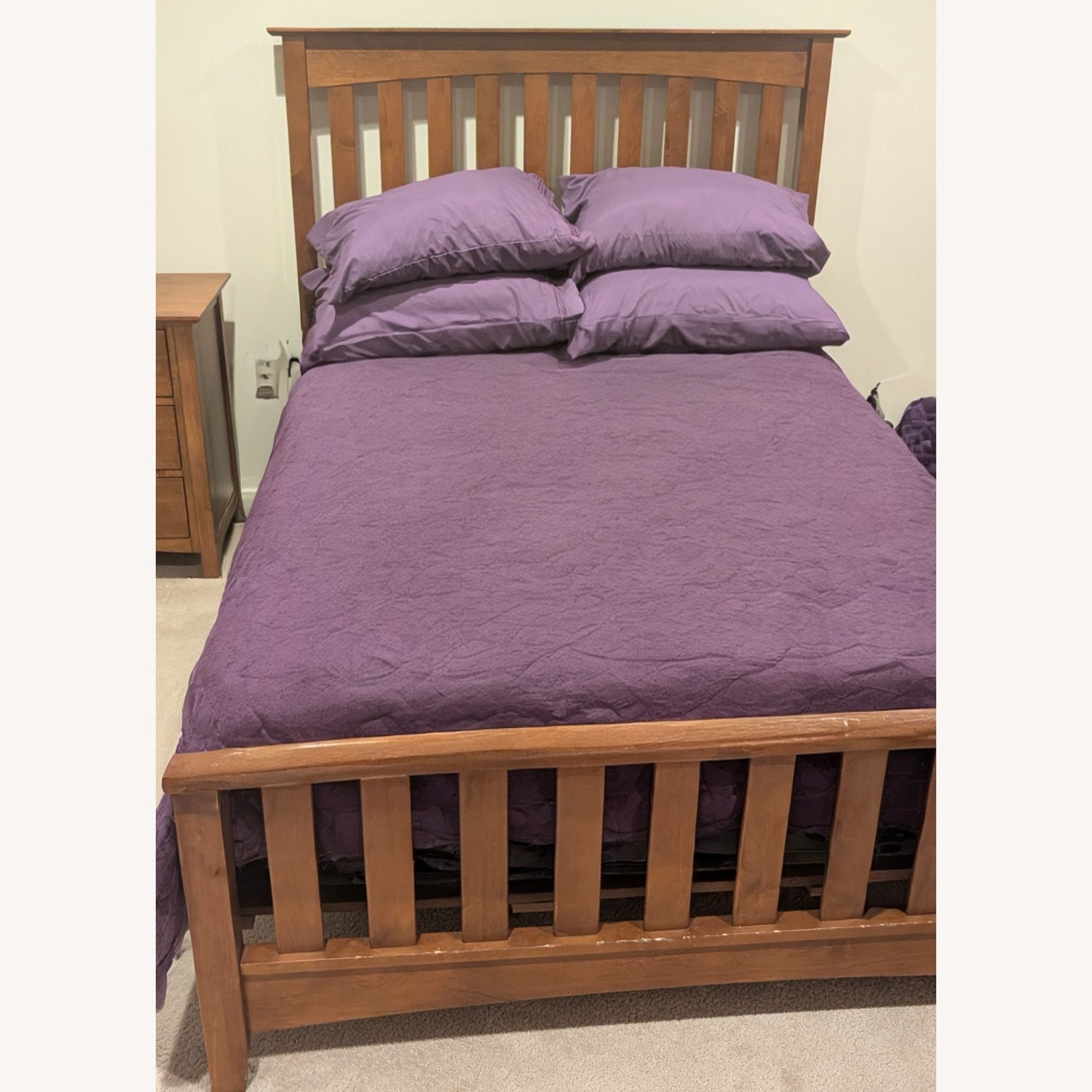 Raymour & Flanigan Queen Bed - image-1