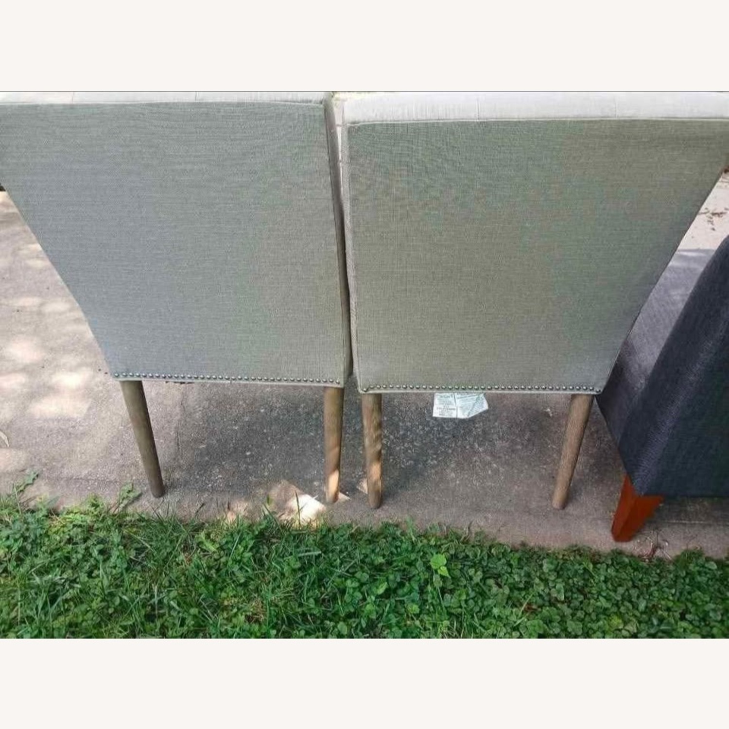 Pair of Beige Accent Chairs - image-5