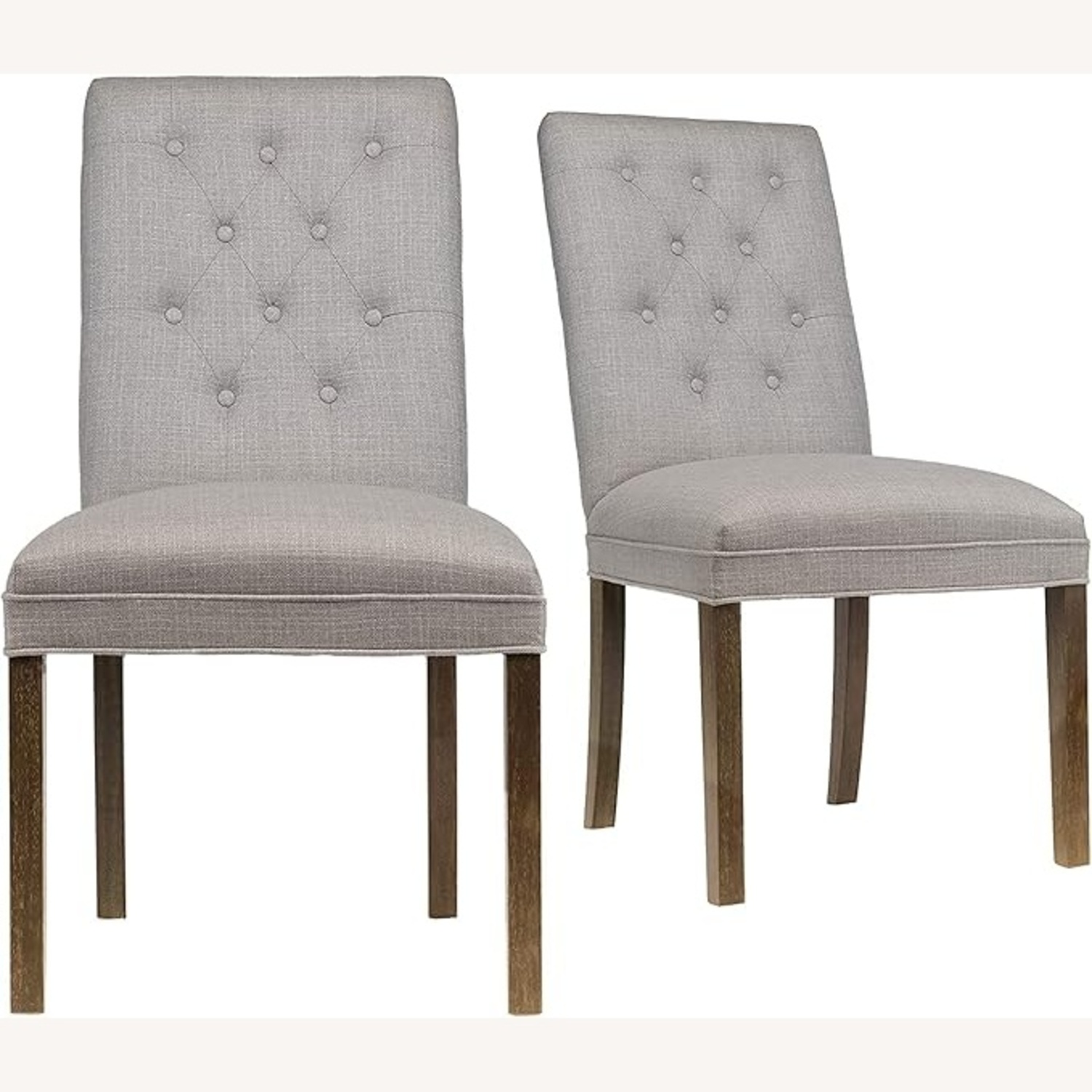 Pair of Beige Accent Chairs - image-6