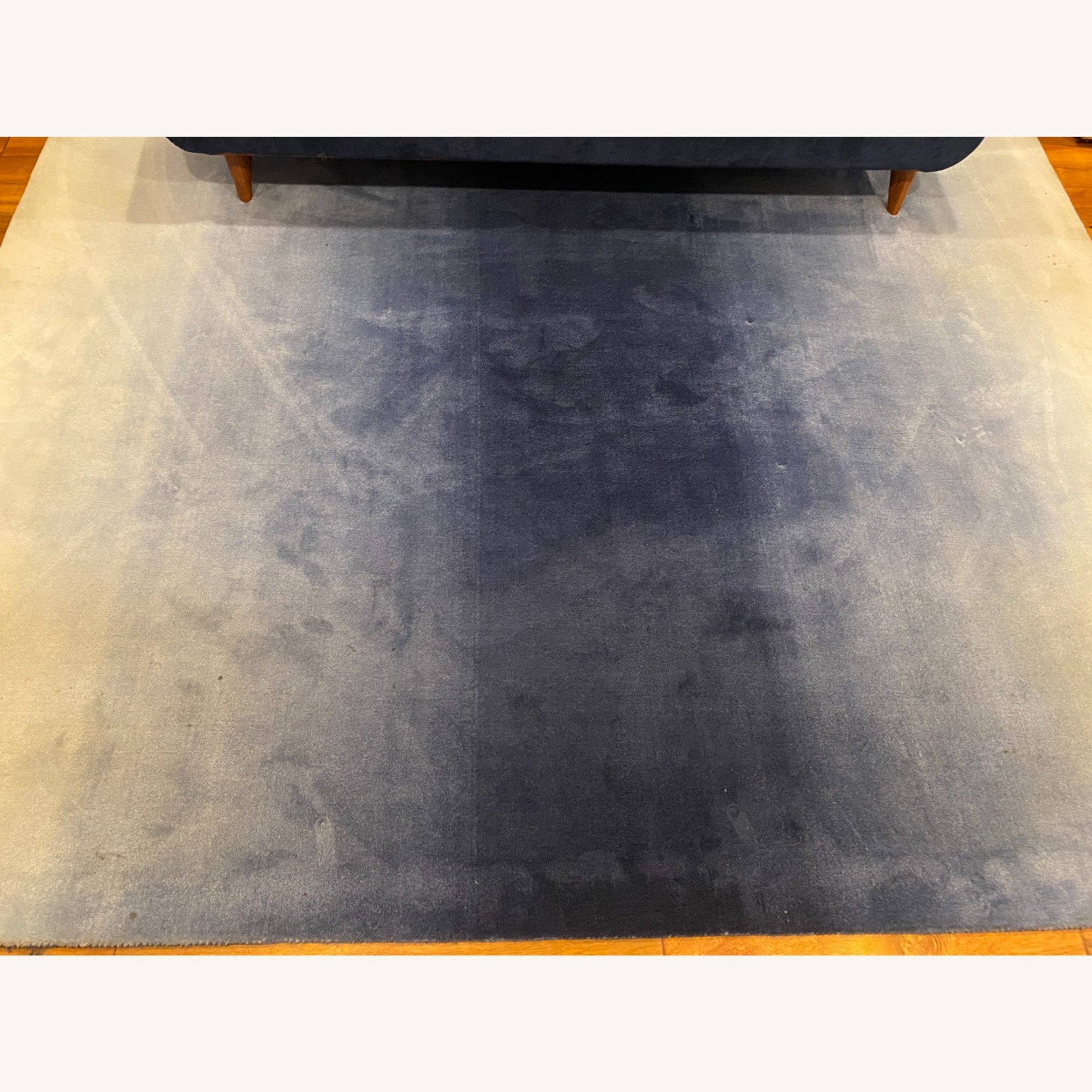 West Elm Horizon Blue Wool Area Rug 8' x 10' - image-4