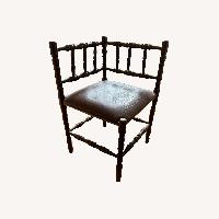 Vintage/Antique Finds Dark Brown Accent Chair