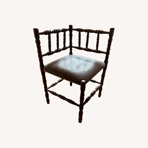Used Vintage/Antique Finds Dark Brown Accent Chair for sale on AptDeco