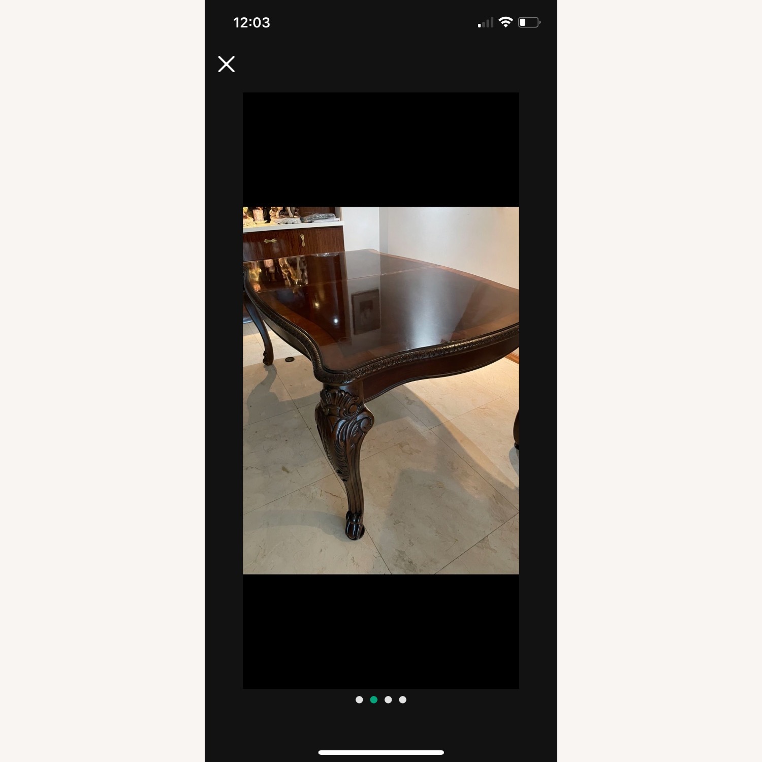 Large Wooden Dining Table  - image-2