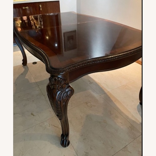 Used Large Wooden Dining Table  for sale on AptDeco