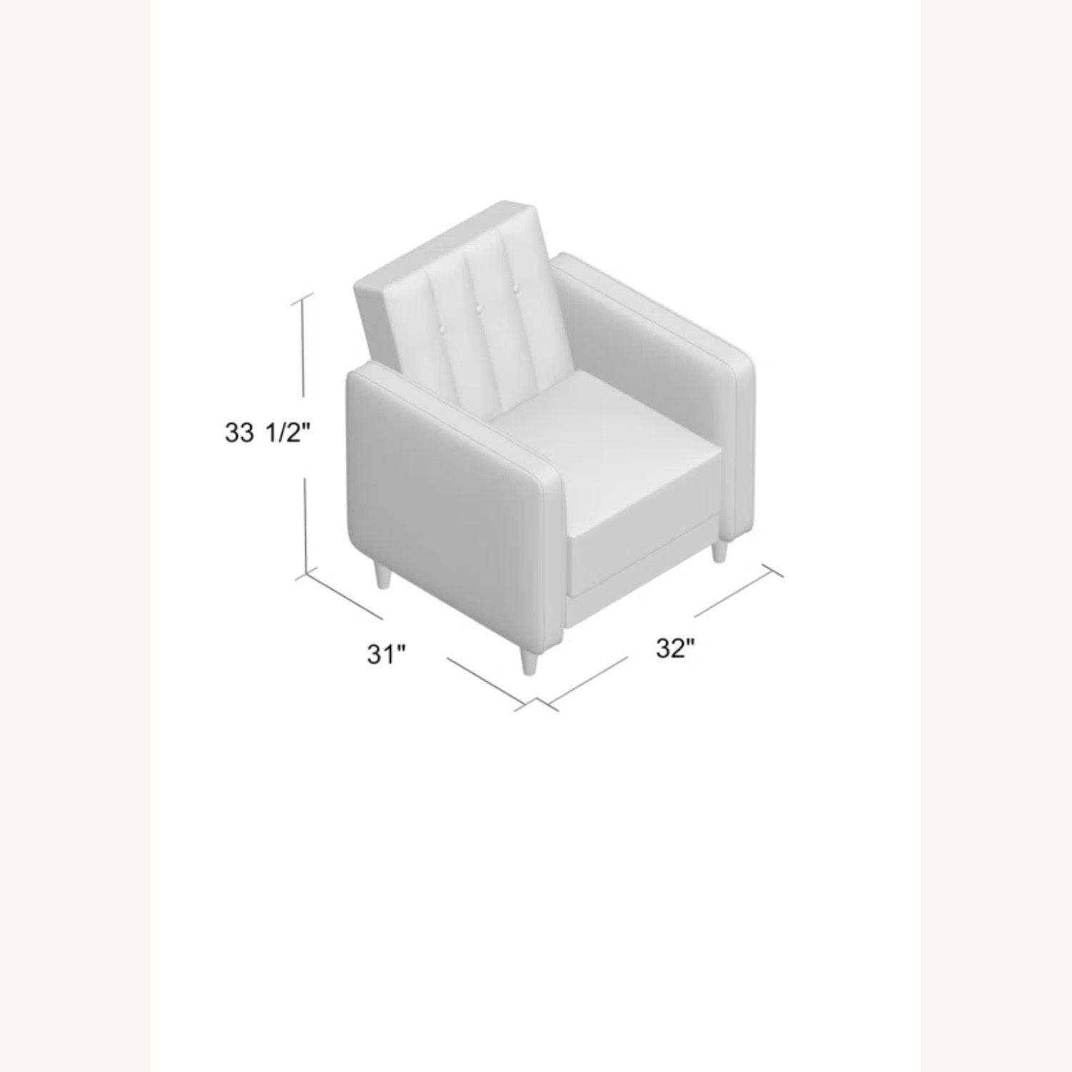 Mercury Row Green Velvet Armchair - image-6