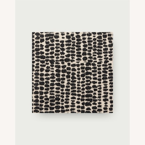 Used FLOR Carpet Tiles Black & Cream for sale on AptDeco