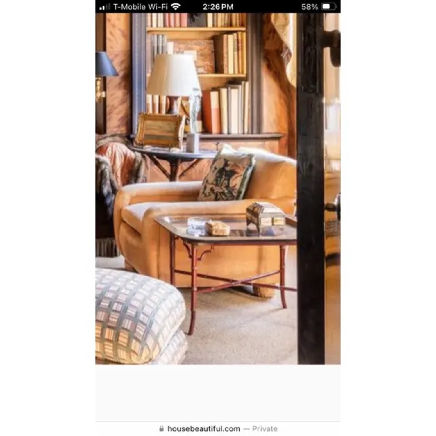 Barbara Walter's Chenille Upholstered Armchairs - image-5