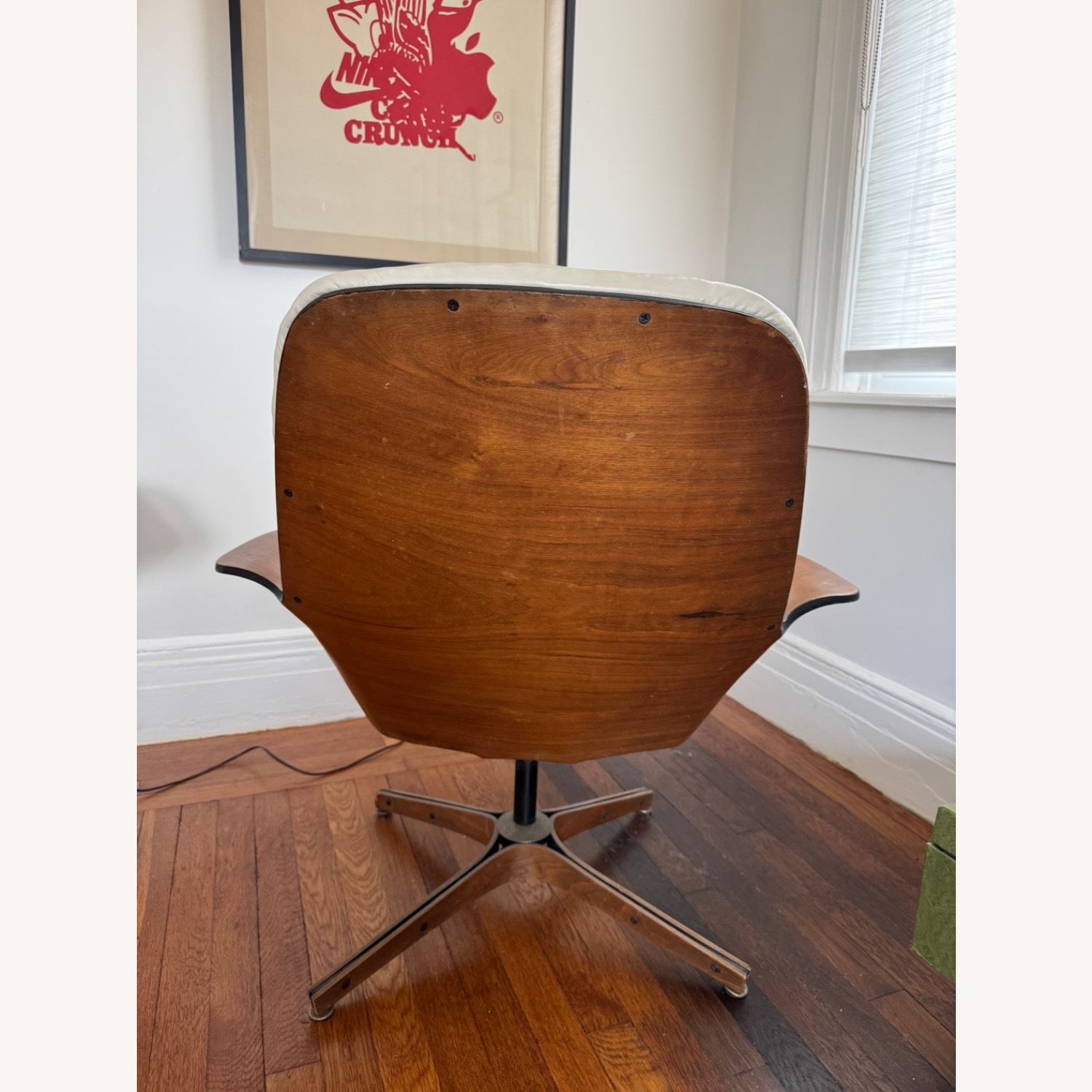 Vintage/Antique Dark Brown Wood Armchair - image-4