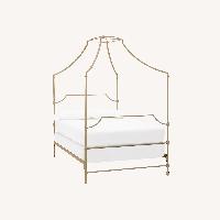 Pottery Barn Teen Maison Gold Metal Queen Bed
