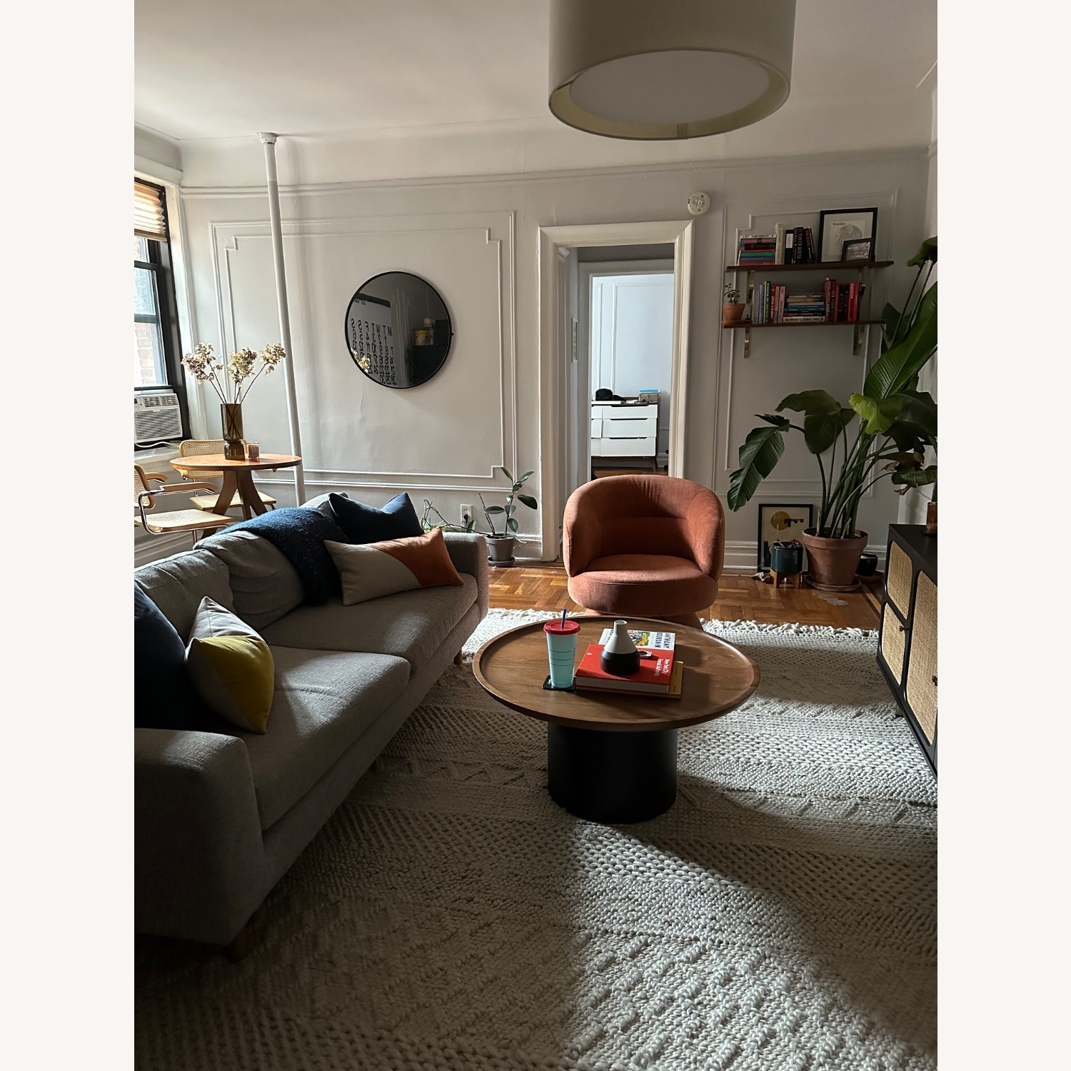 West Elm Light Gray Fabric 2 Seater Sofa - image-3