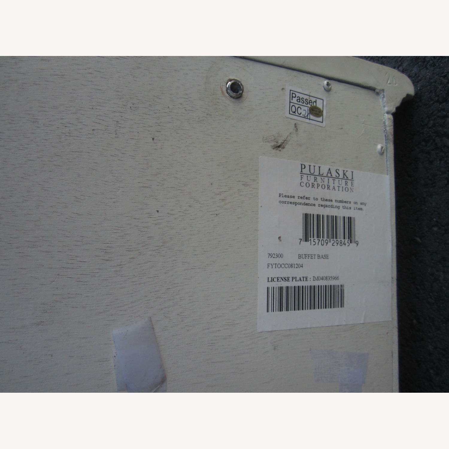 Pulaski Furniture White Wood Sideboard - image-1