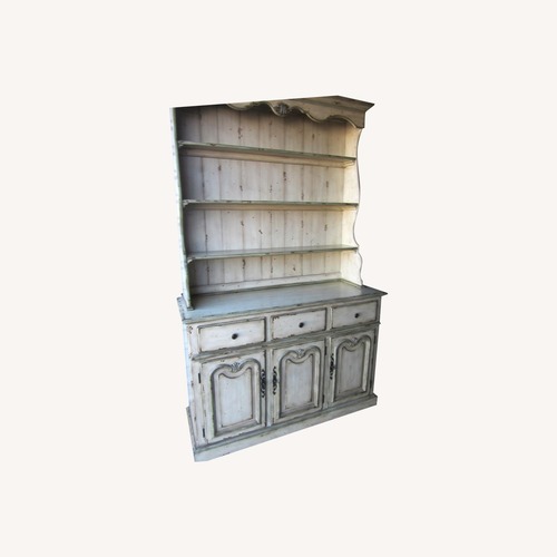 Used Pulaski Furniture White Wood Sideboard for sale on AptDeco