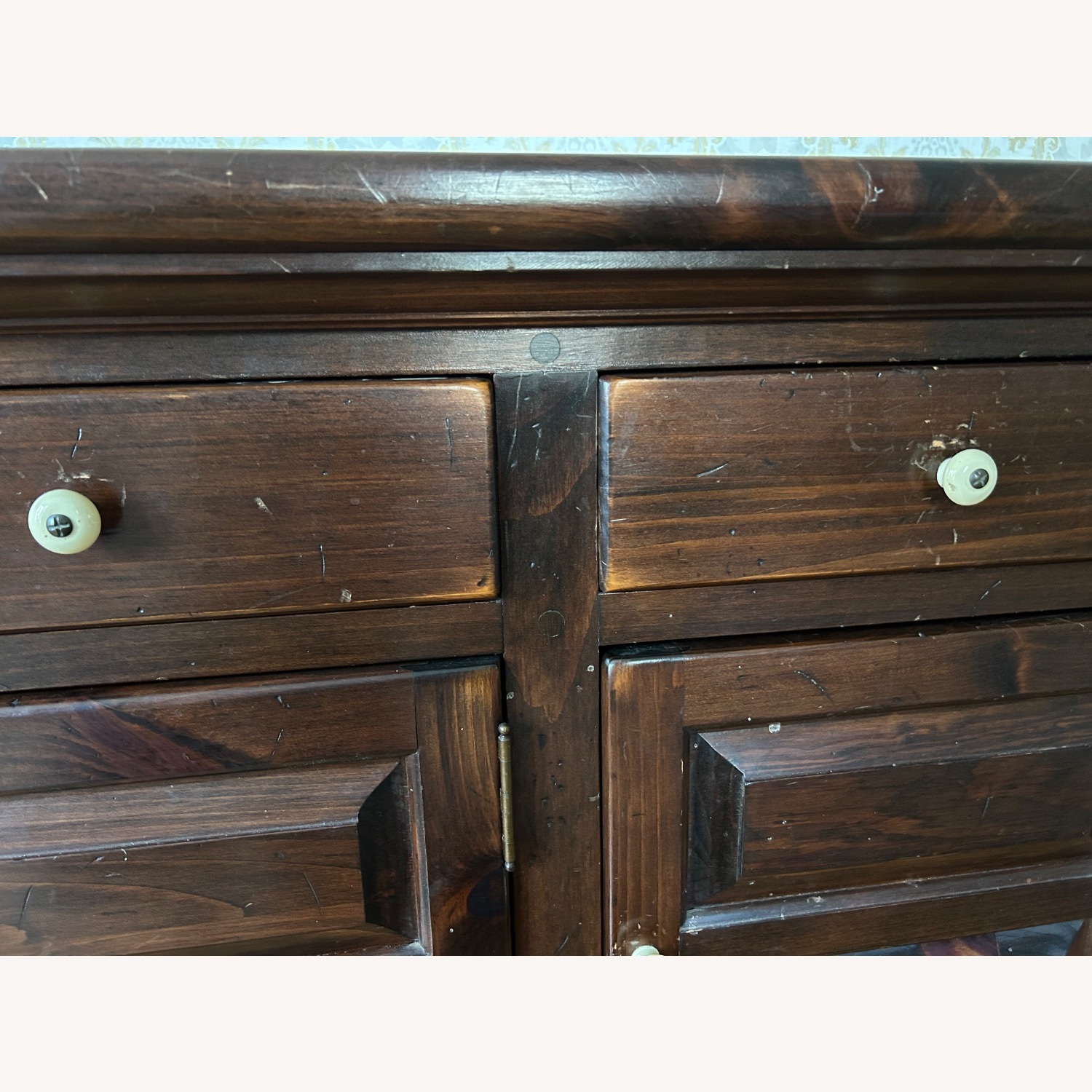 Ethan Allen Dining Room Buffet/Hutch - image-5