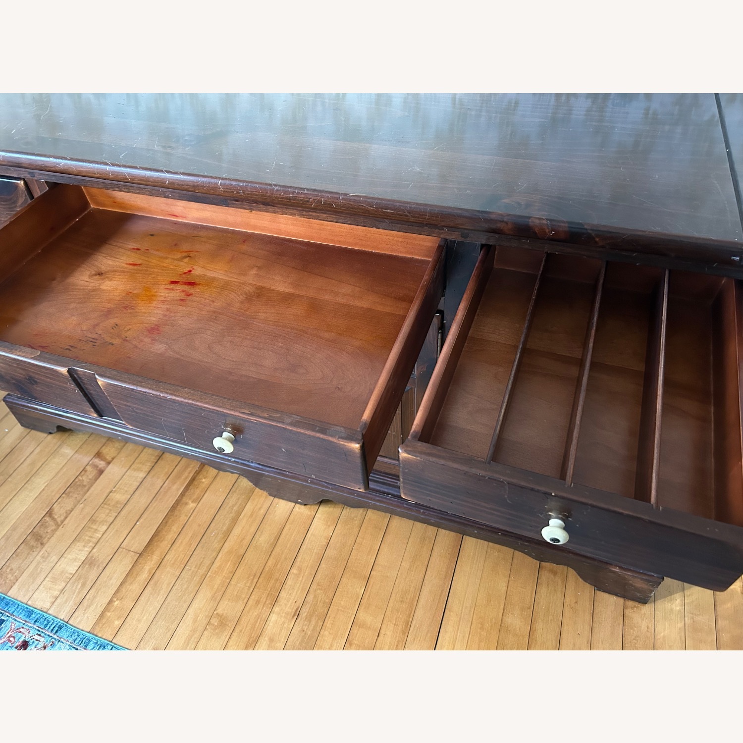 Ethan Allen Dining Room Buffet/Hutch - image-4