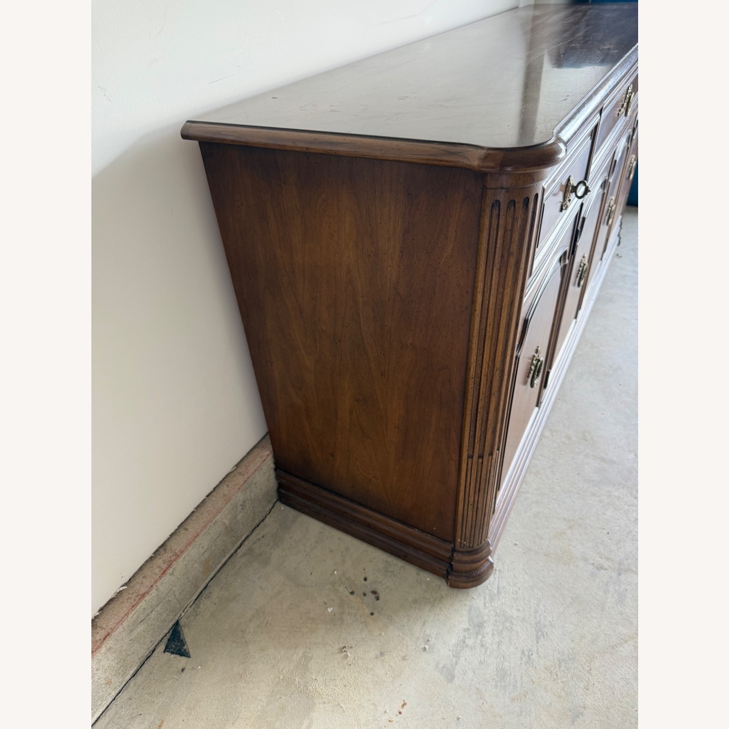 Henredon Dark Brown Wood Sideboard - image-3
