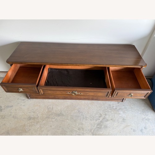 Used Henredon Dark Brown Wood Sideboard for sale on AptDeco