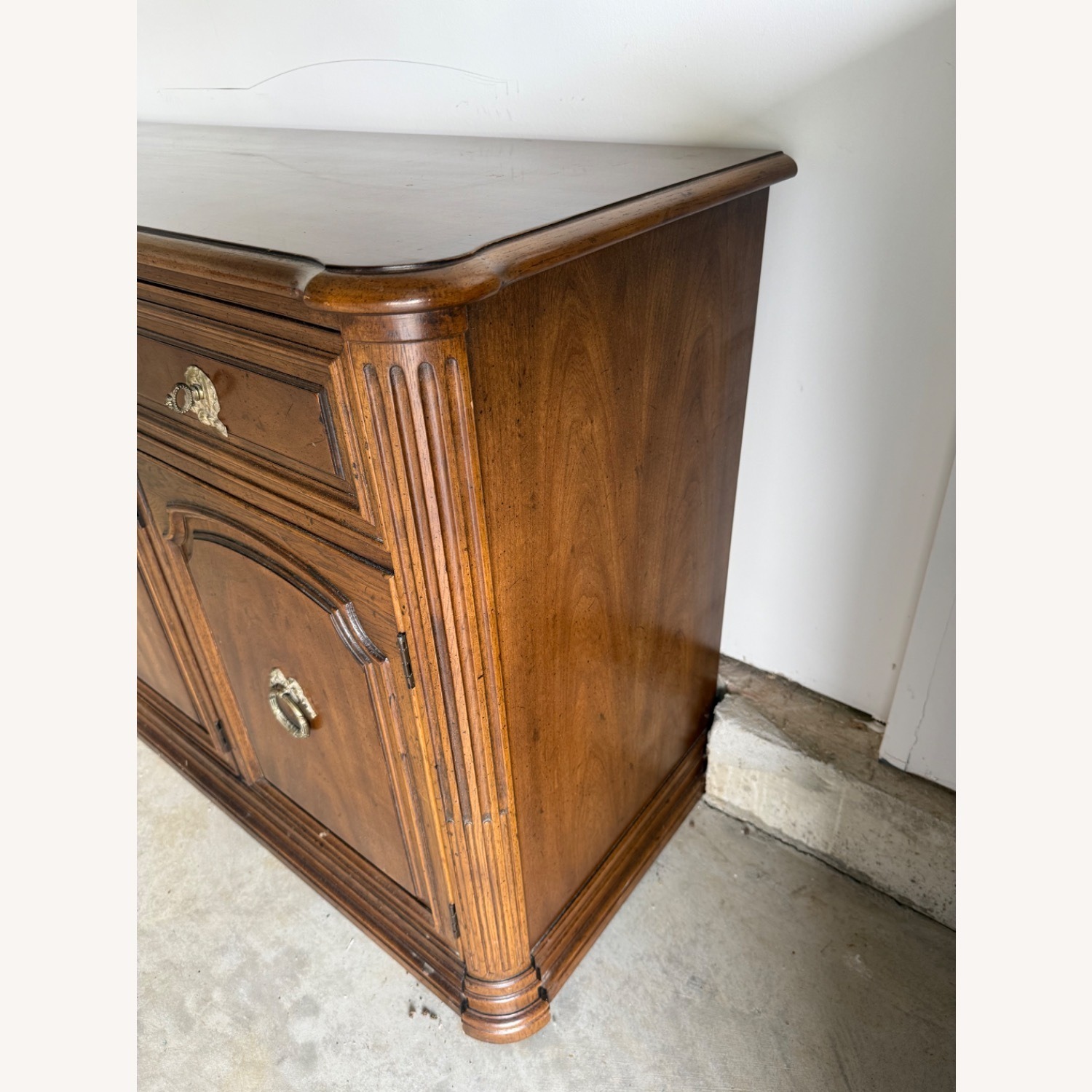 Henredon Dark Brown Wood Sideboard - image-4
