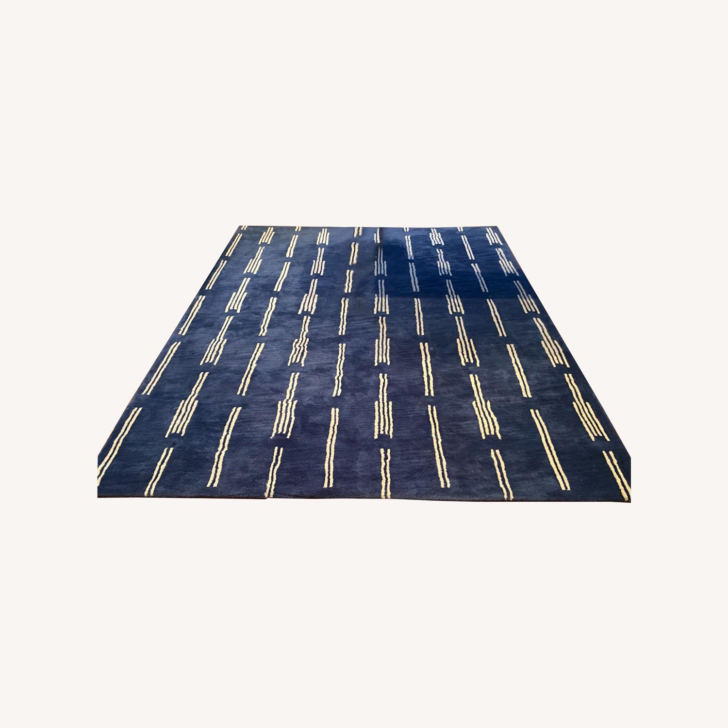 CB2 Flight Blue Area Rug 8' x 10' - image-0