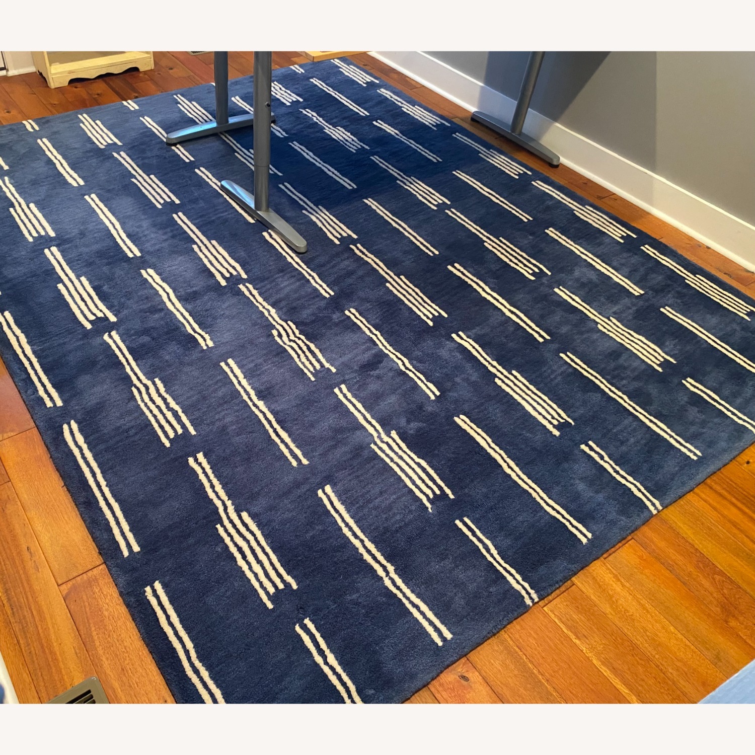 CB2 Flight Blue Area Rug 8' x 10' - image-2