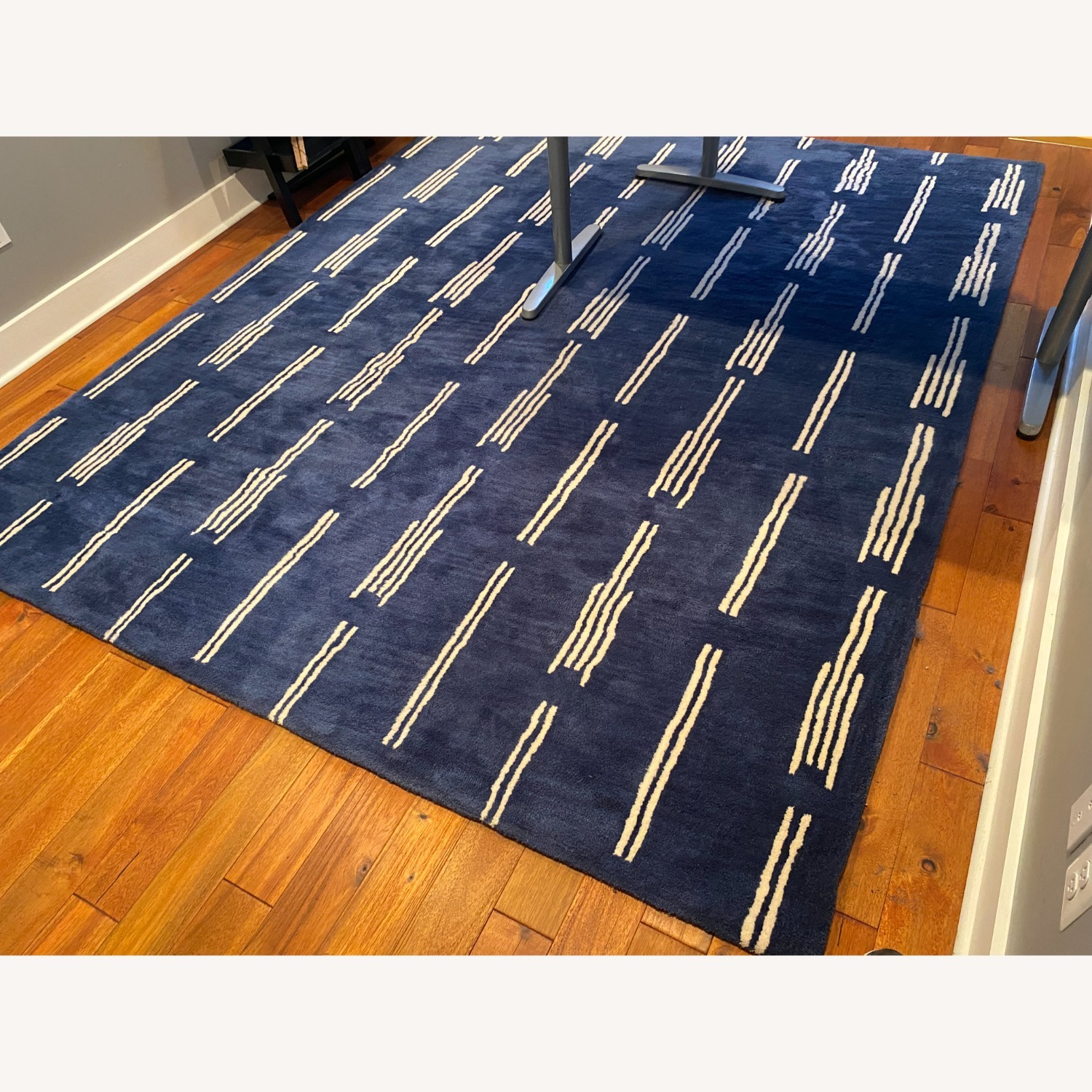 CB2 Flight Blue Area Rug 8' x 10' - image-3