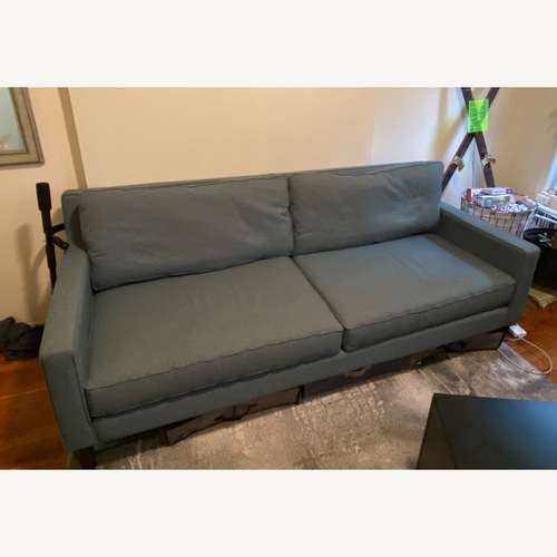Used Joybird Levi Blue Fabric 3+ Seater Sofa for sale on AptDeco