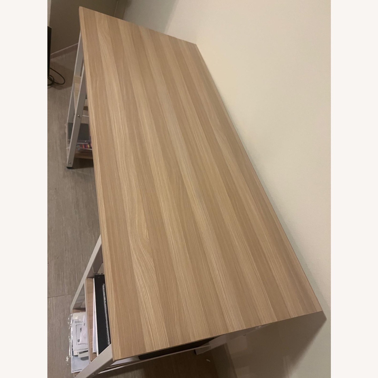 Amazon 55” Office Desk with 4 Open Storage Shelves - image-3