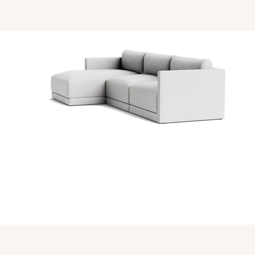 Used Joybird Light Gray Fabric 3+ Piece Sectional for sale on AptDeco