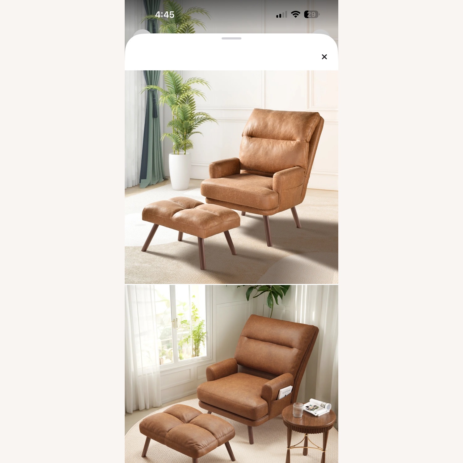 Recliner Chair With Ottoman - image-7