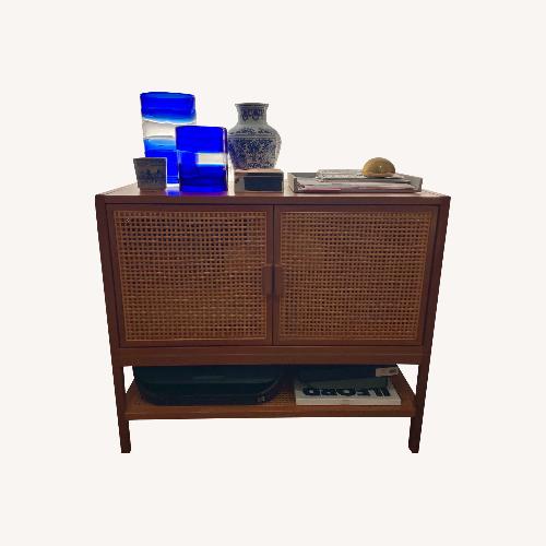 Used Dark Brown Wood Sideboard for sale on AptDeco