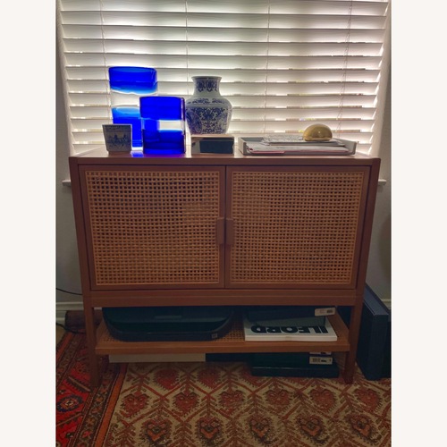 Used Dark Brown Wood Sideboard for sale on AptDeco