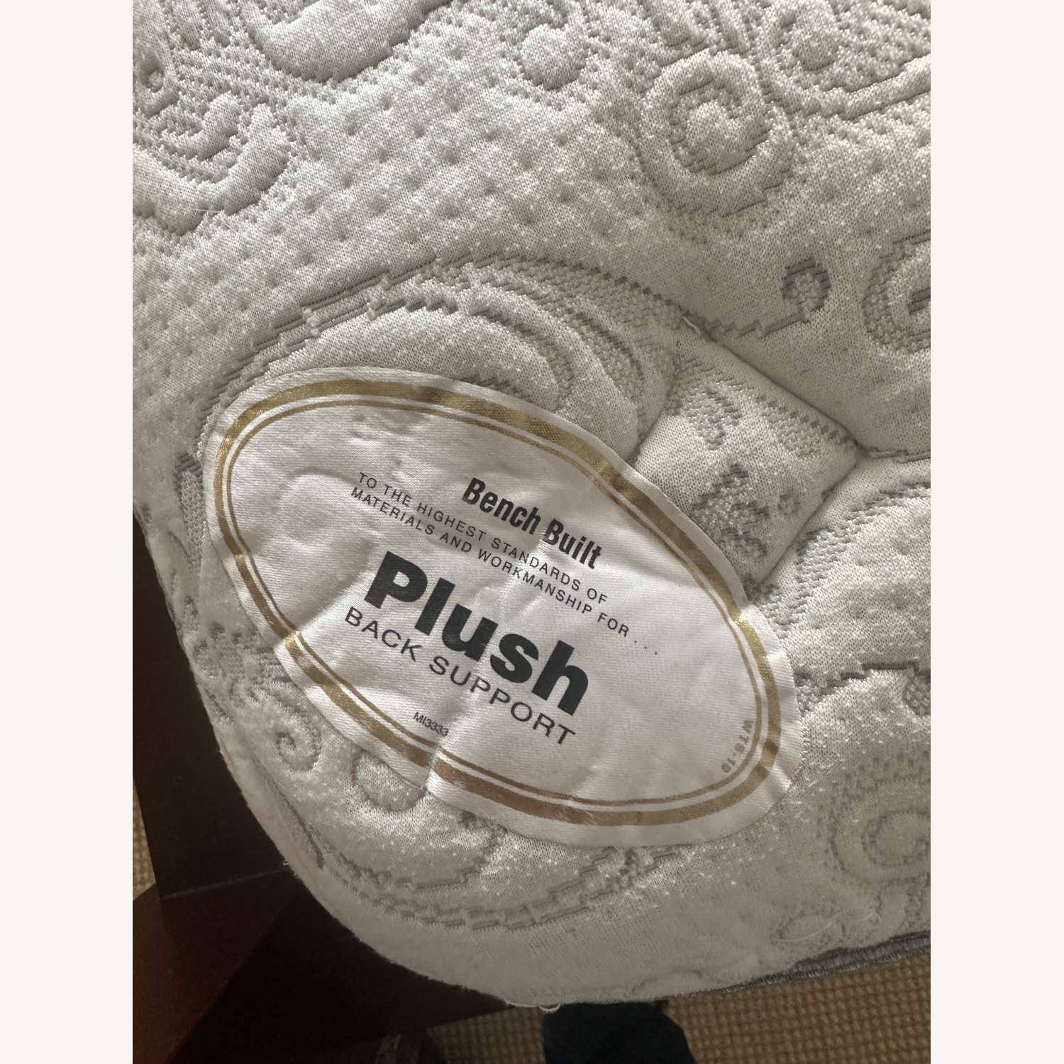 Back Sense Cloud Cushion White Fabric Queen Bed - image-7