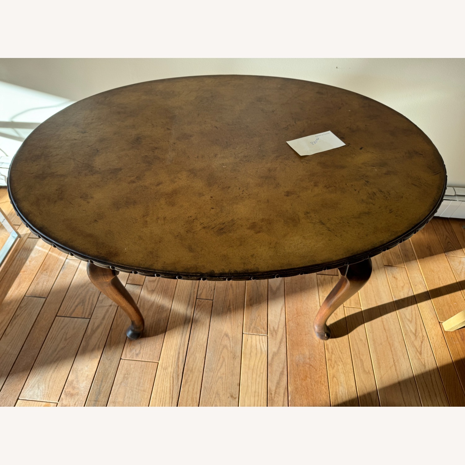 Dark Brown Wood Dining Table - image-5