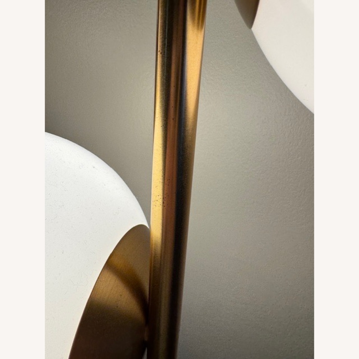 West Elm Gold Sphere & Stem 2-Light Floor Lamp - image-2