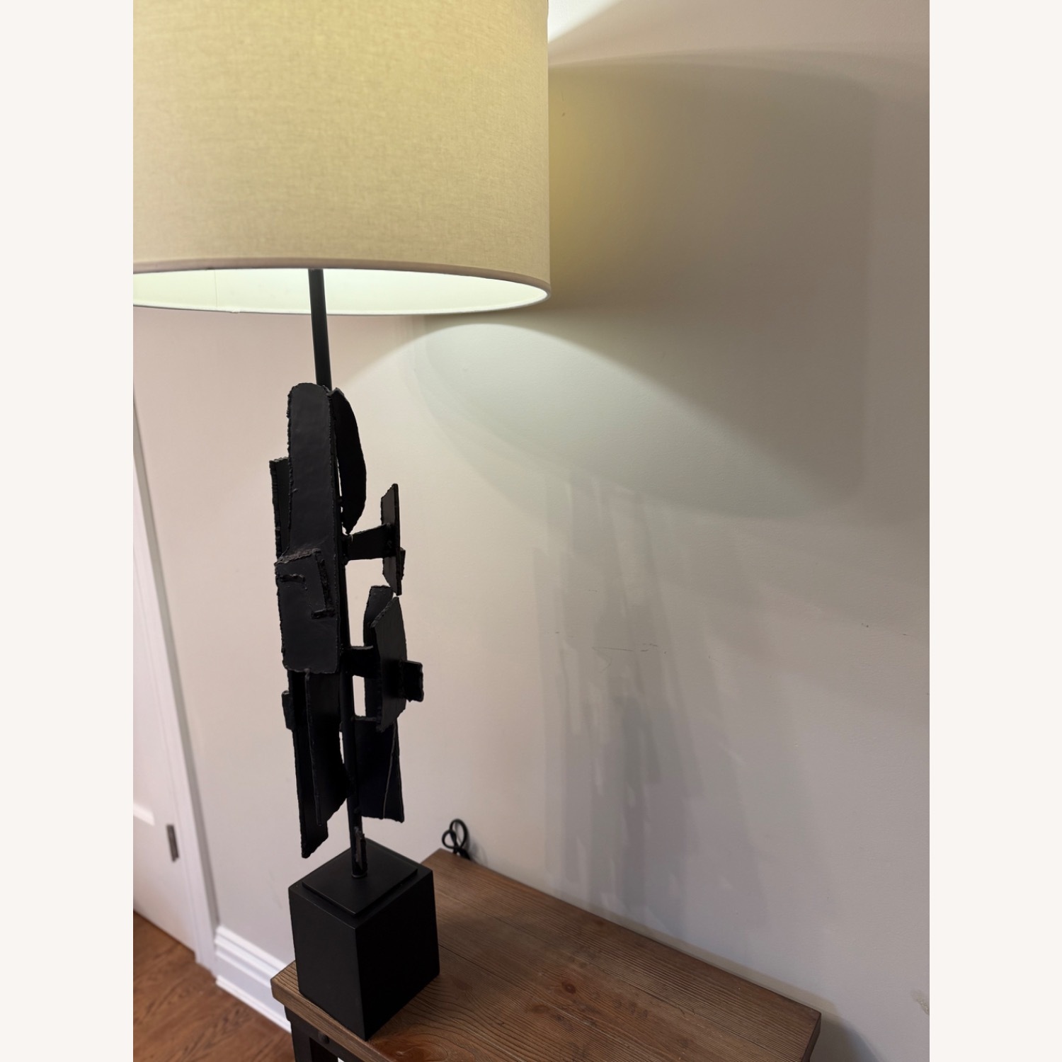 Restoration Hardware Brutalist Torch-Cut Buffet Lamp - image-3