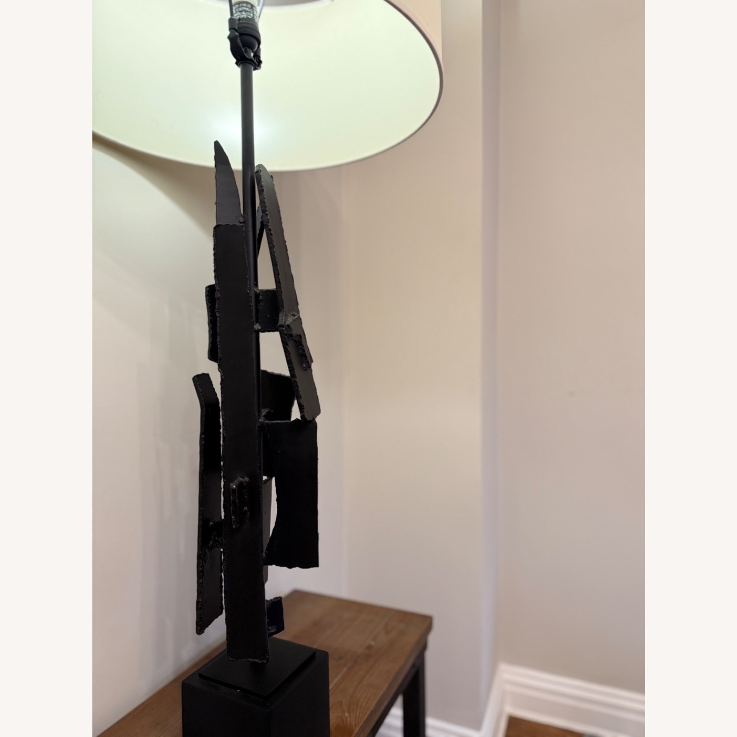 Restoration Hardware Brutalist Torch-Cut Buffet Lamp - image-4