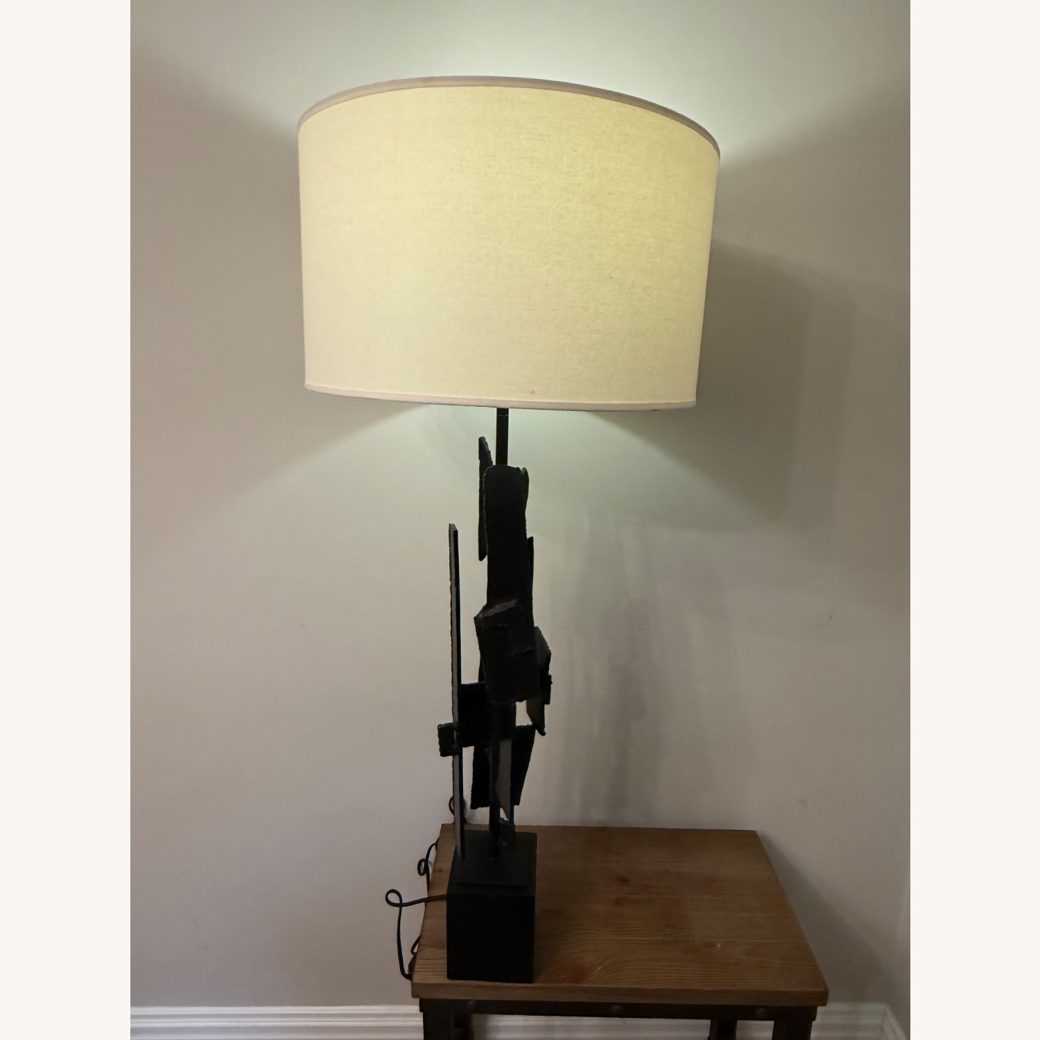 Restoration Hardware Brutalist Torch-Cut Buffet Lamp - image-1