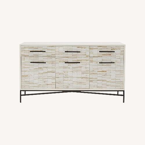 Used West Elm Tiled 54” Buffet/Media Console for sale on AptDeco