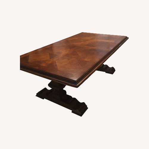 Used Stanley Furniture Dark Brown Wood Dining Table for sale on AptDeco