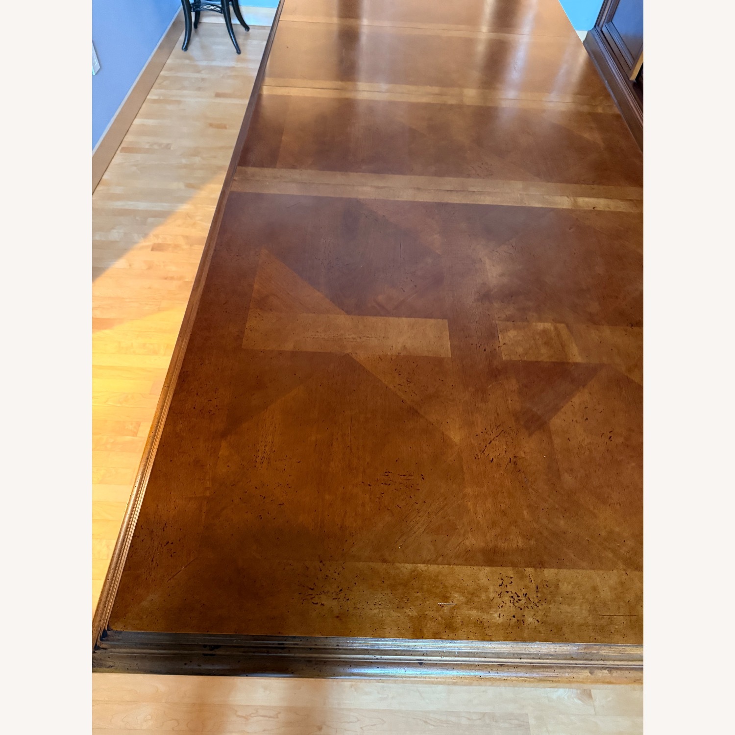 Stanley Furniture Dark Brown Wood Dining Table - image-3